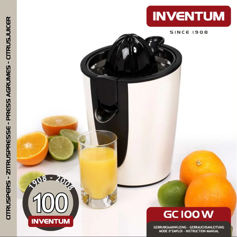 Page n°1 - Manuel utilisateur Inventum GC100W