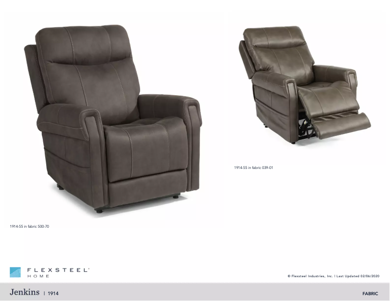 Page n°1 - Manuel utilisateur Flexsteel Jenkins 1914-55