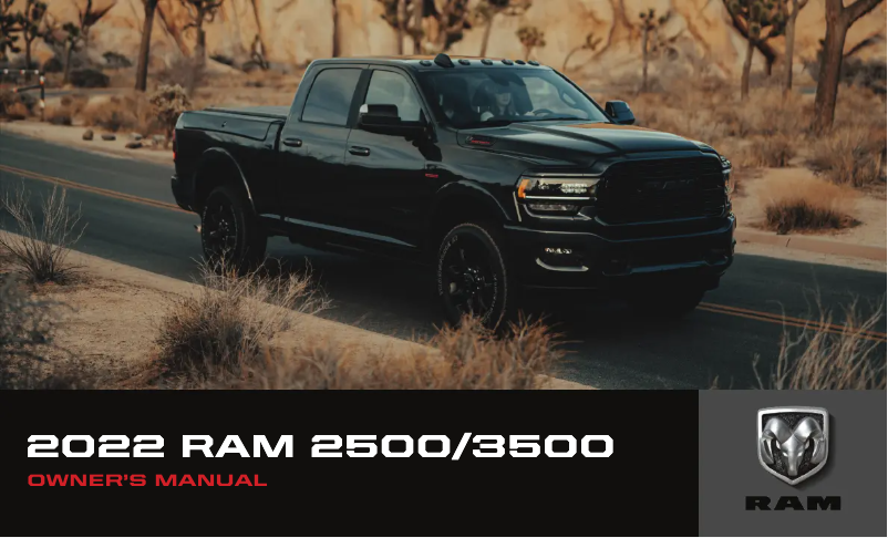 Page 1 de la notice Manuel utilisateur RAM 2500 (2022)