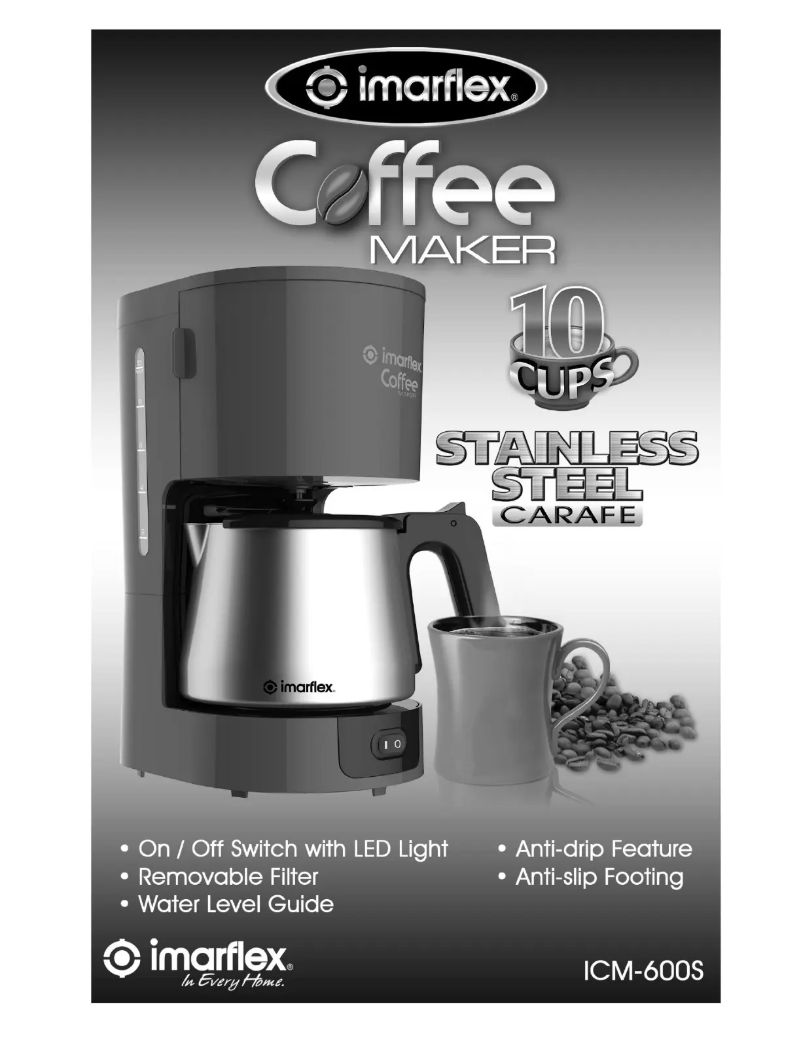 Page n°1 - Manuel utilisateur Imarflex ICM-600S