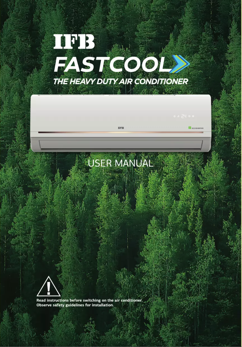 Page n°1 - Manuel utilisateur IFB FastCool CI1831G223G5
