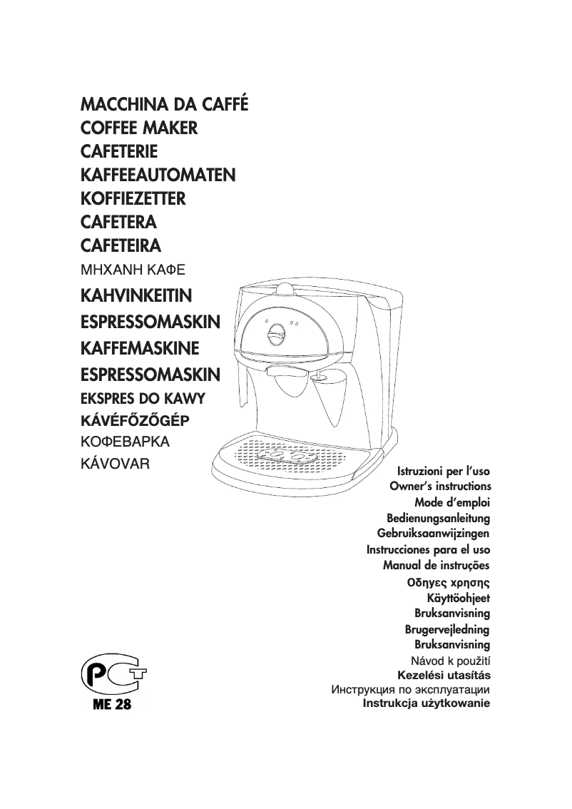 Page n°1 - Manuel utilisateur DeLonghi Bar 41 Norma