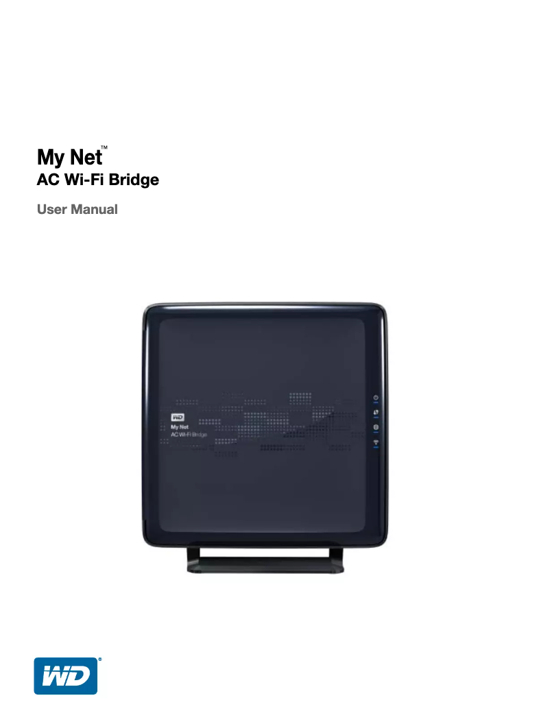 Image de la première page du manuel de l'appareil My Net BMRD0000NBL