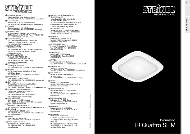 Página 1 del manual Manual de usuario Steinel ST 593414