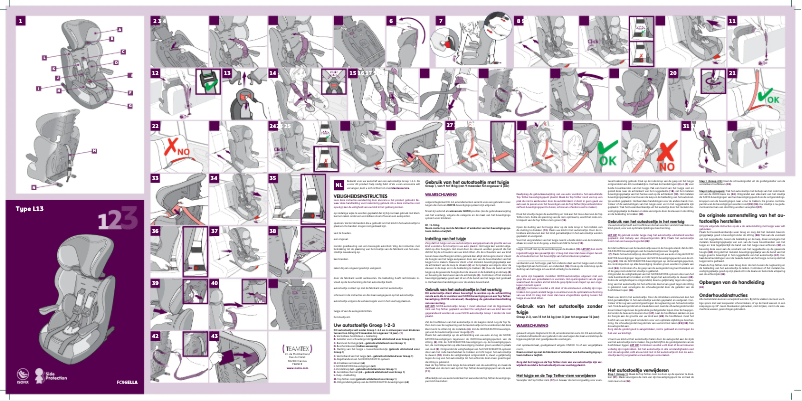 Image de la première page du manuel de l'appareil Mambo Isofix