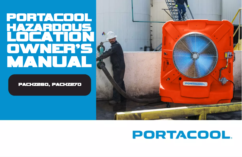 Image de la première page du manuel de l'appareil Hazardous PACHZ260