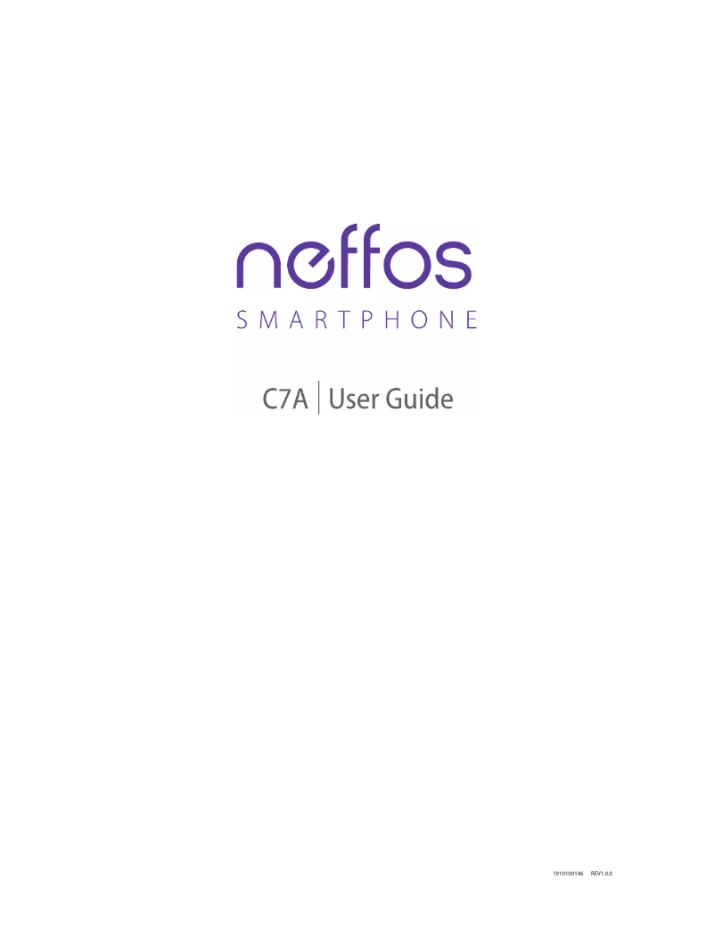 Page n°1 - Manuel utilisateur Neffos C7A