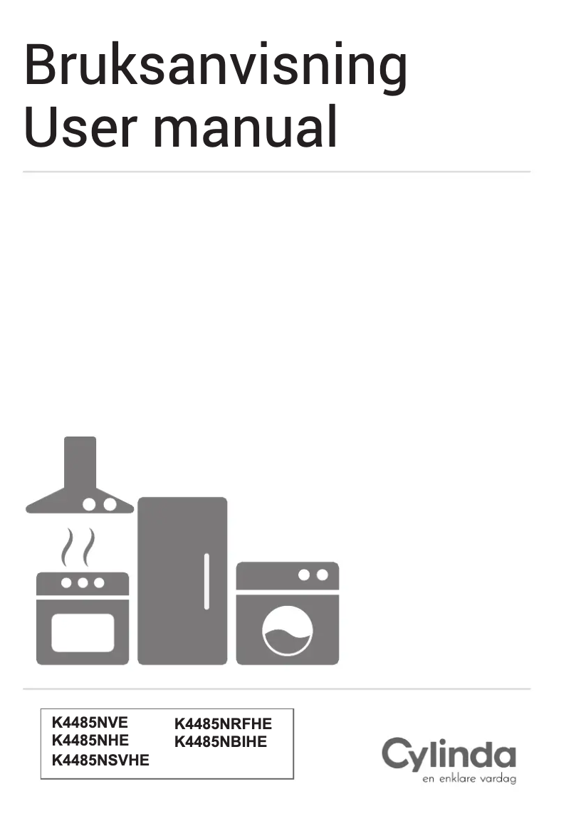 Image de la première page du manuel de l'appareil K4485NSVHE