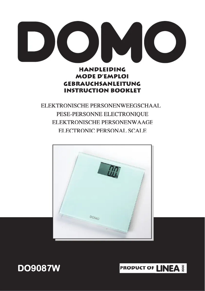 Page 1 de la notice Manuel utilisateur Domo DO9087W