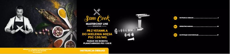 Image de la première page du manuel de l'appareil PSC-150/MG