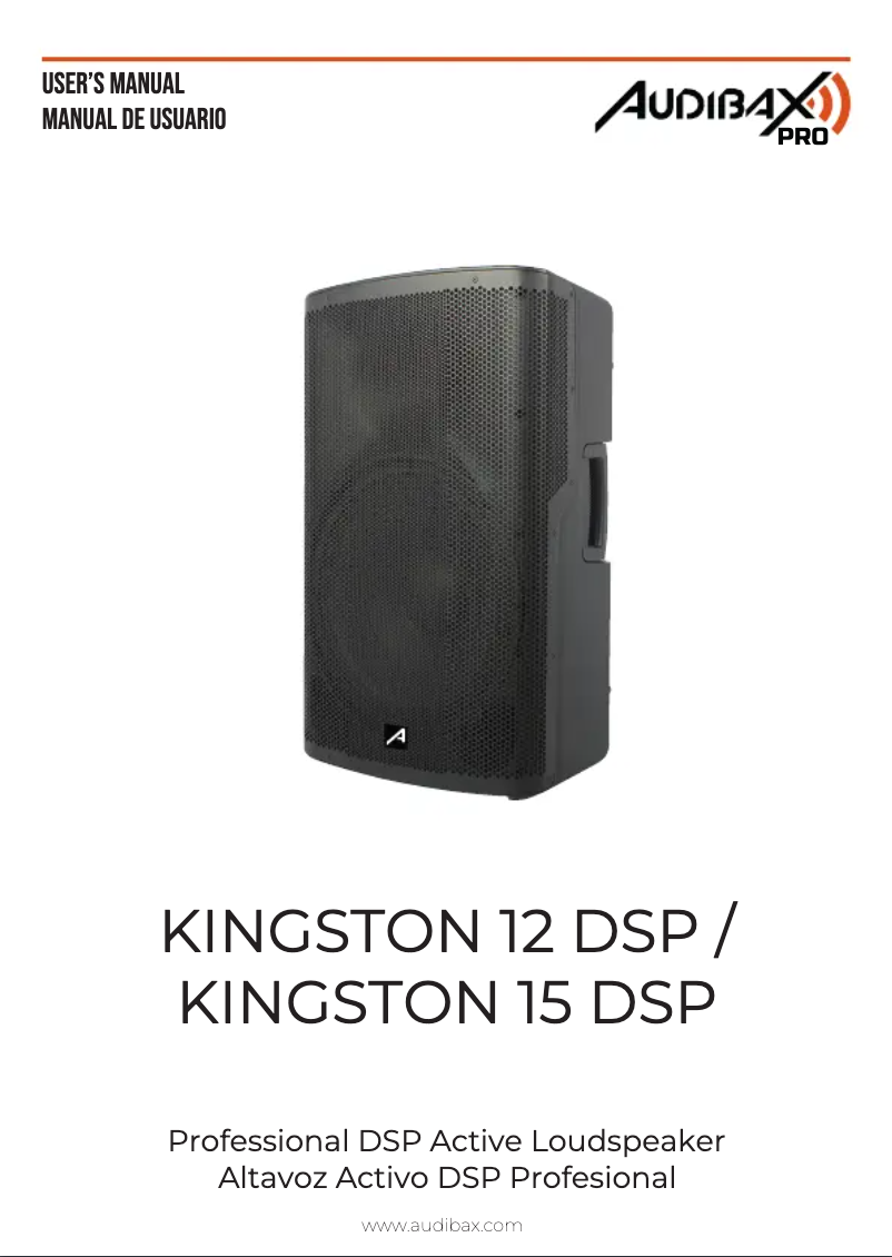 Page n°1 - Manuel utilisateur Audibax Kingston 12 DSP