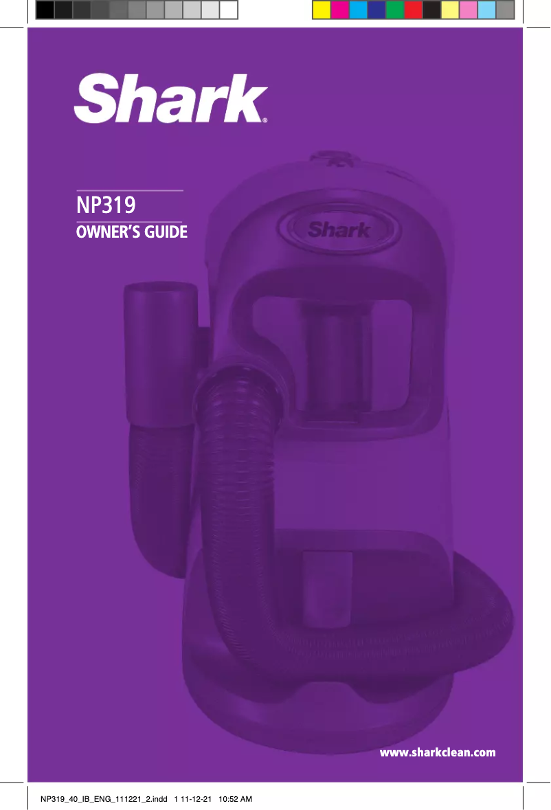 Page 1 de la notice Manuel utilisateur Shark Lift-Around NP319