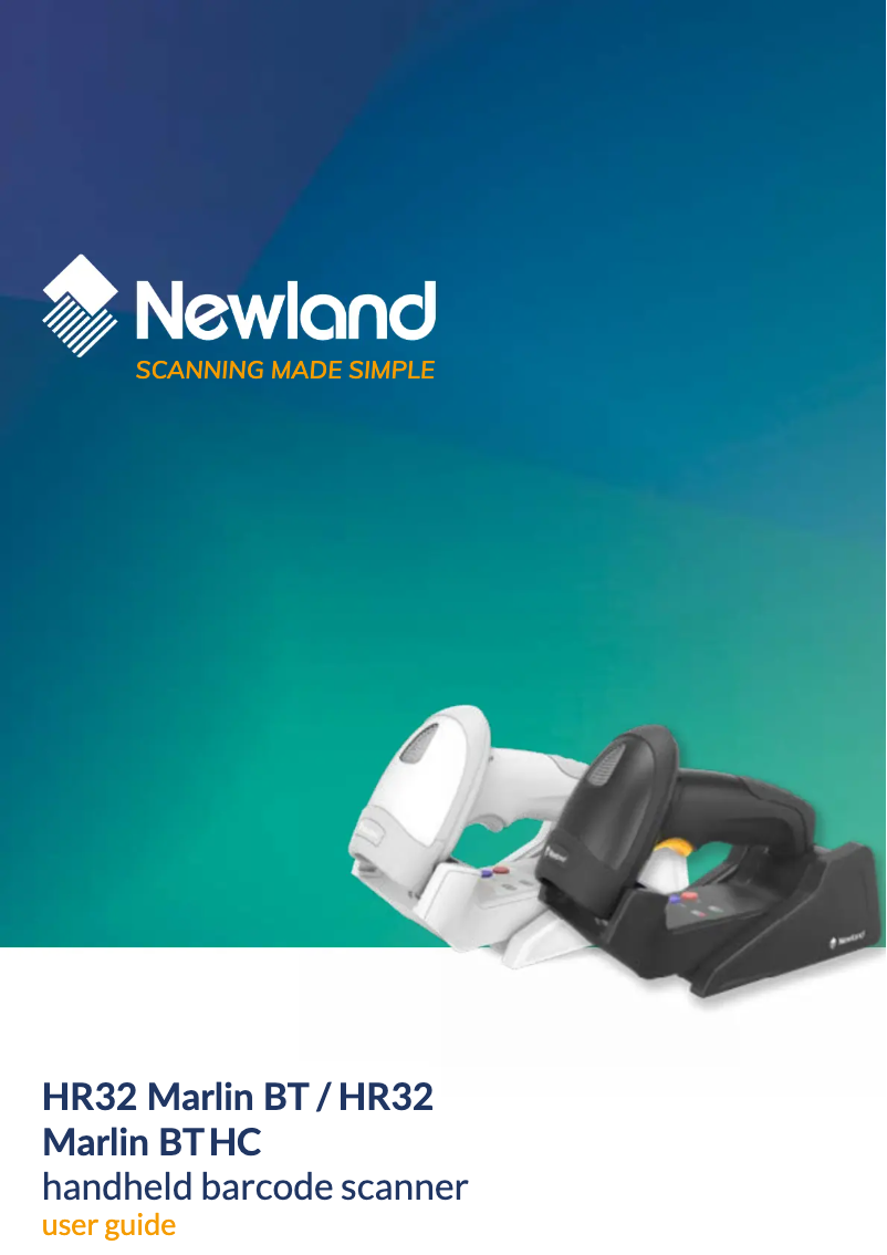 Página 1 del manual Manual de usuario Newland HR32 Marlin BT