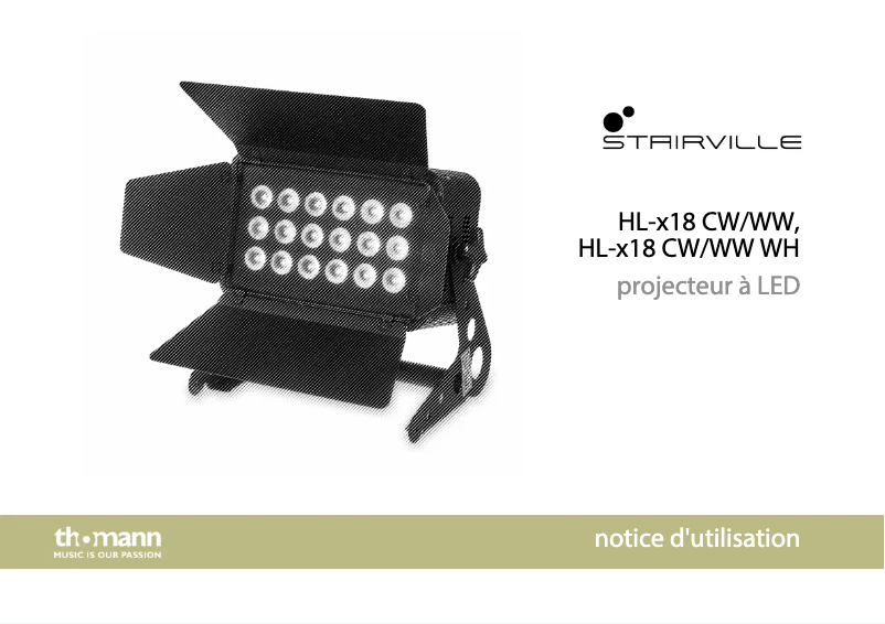 Image de la première page du manuel de l'appareil HL-x180 CW