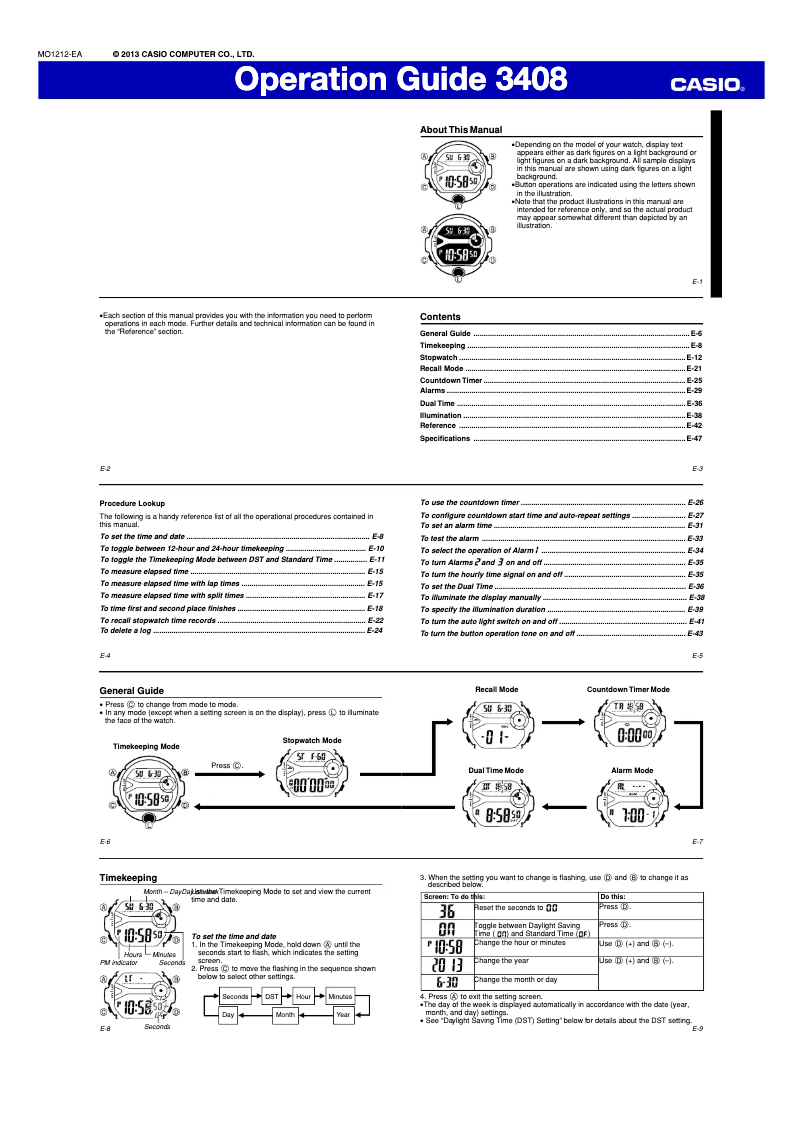 Image de la première page du manuel de l'appareil BG-6903-3ER