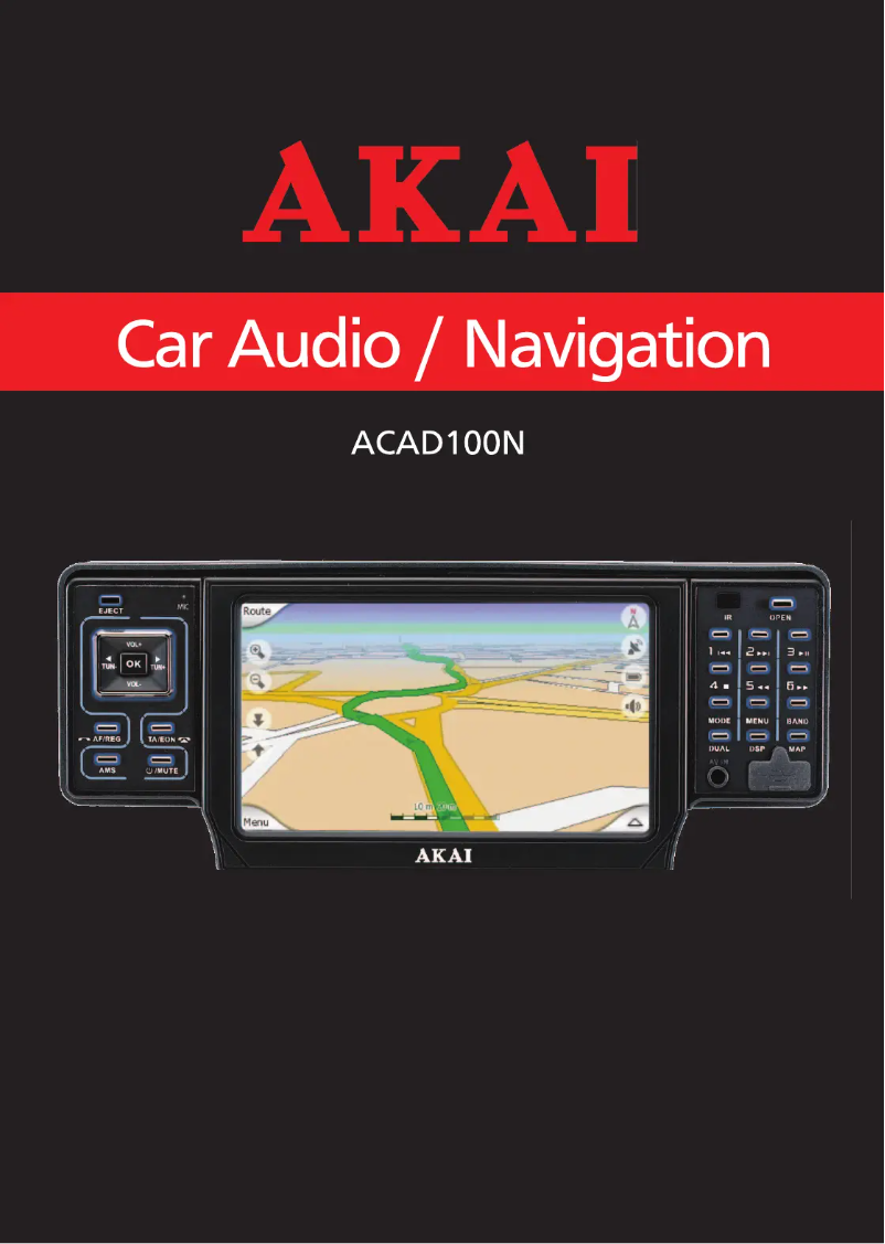 Image de la première page du manuel de l'appareil ACAD100N