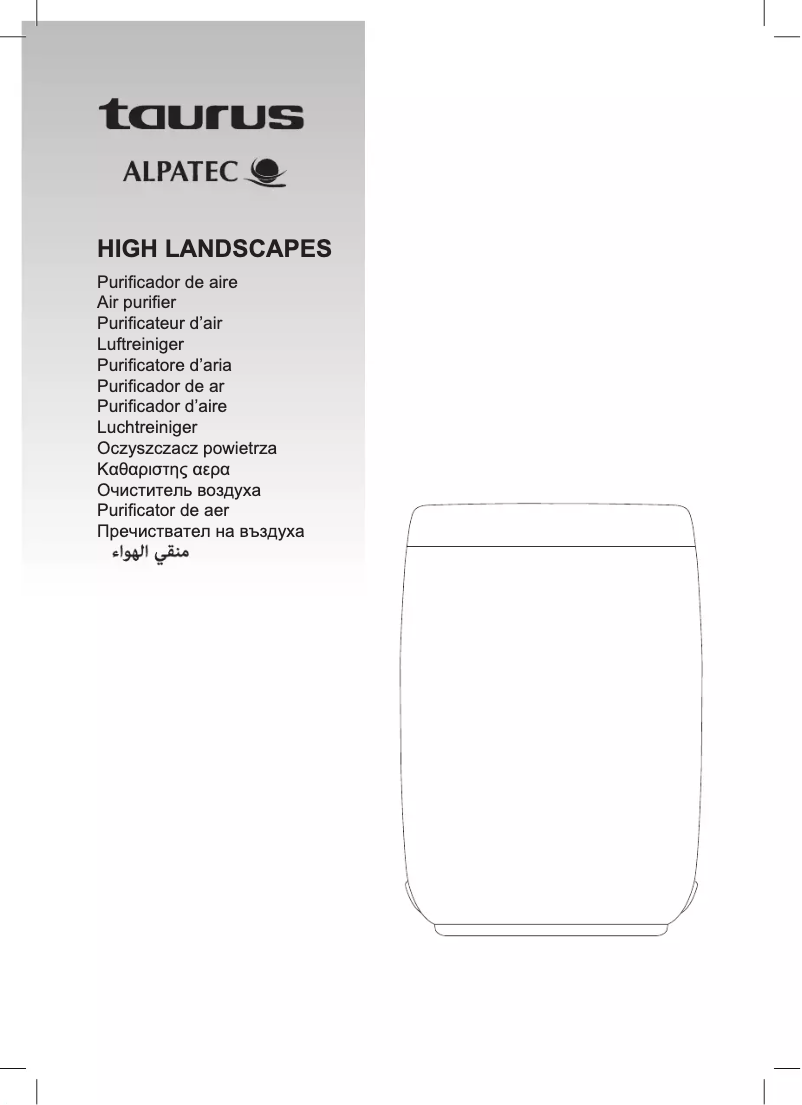 Image de la première page du manuel de l'appareil High Landscapes