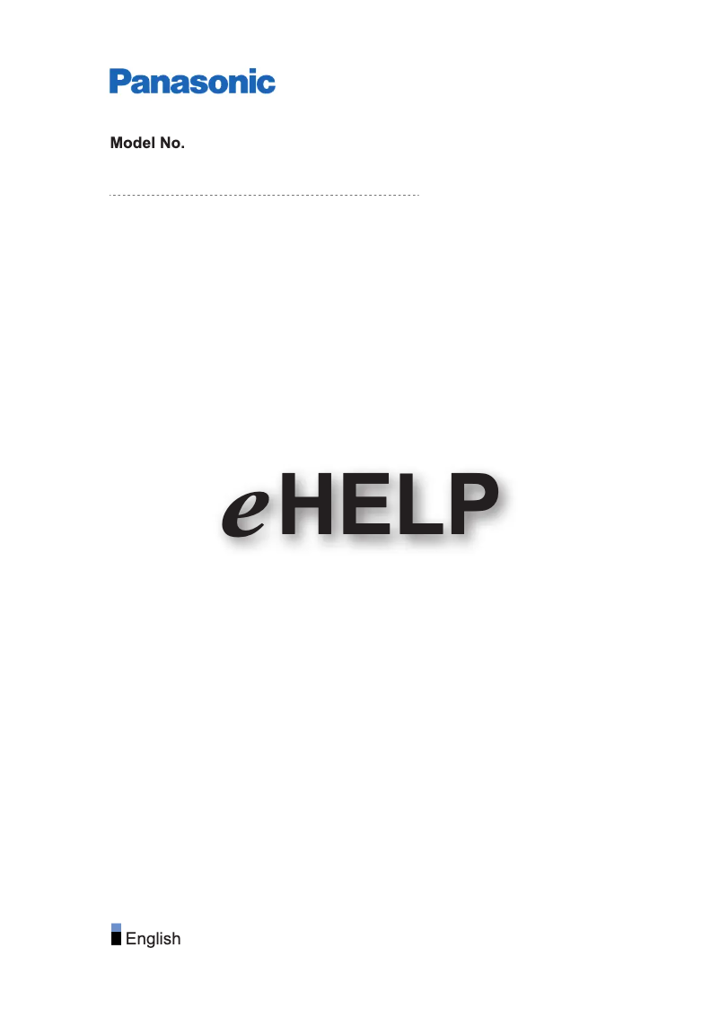 Image de la première page du manuel de l'appareil Viera TX-75GX920B