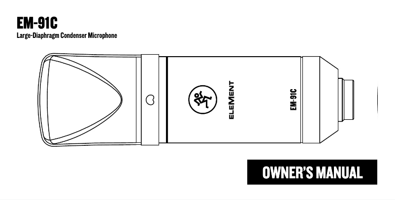 Page n°1 - Manuel utilisateur Mackie EM-91C