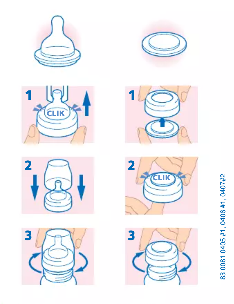 Page n°1 - Guide de démarrage rapide Philips AVENT Airflex SCF640