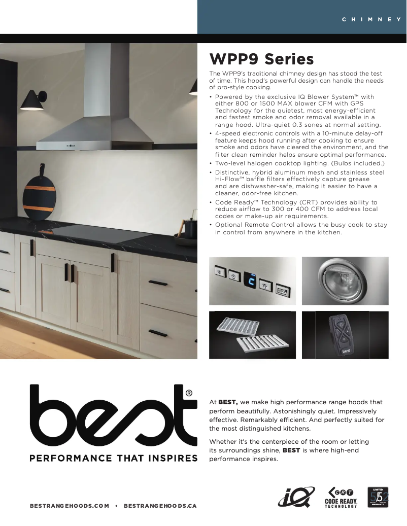 Image de la première page du manuel de l'appareil Colonne WPP9IQT42SB