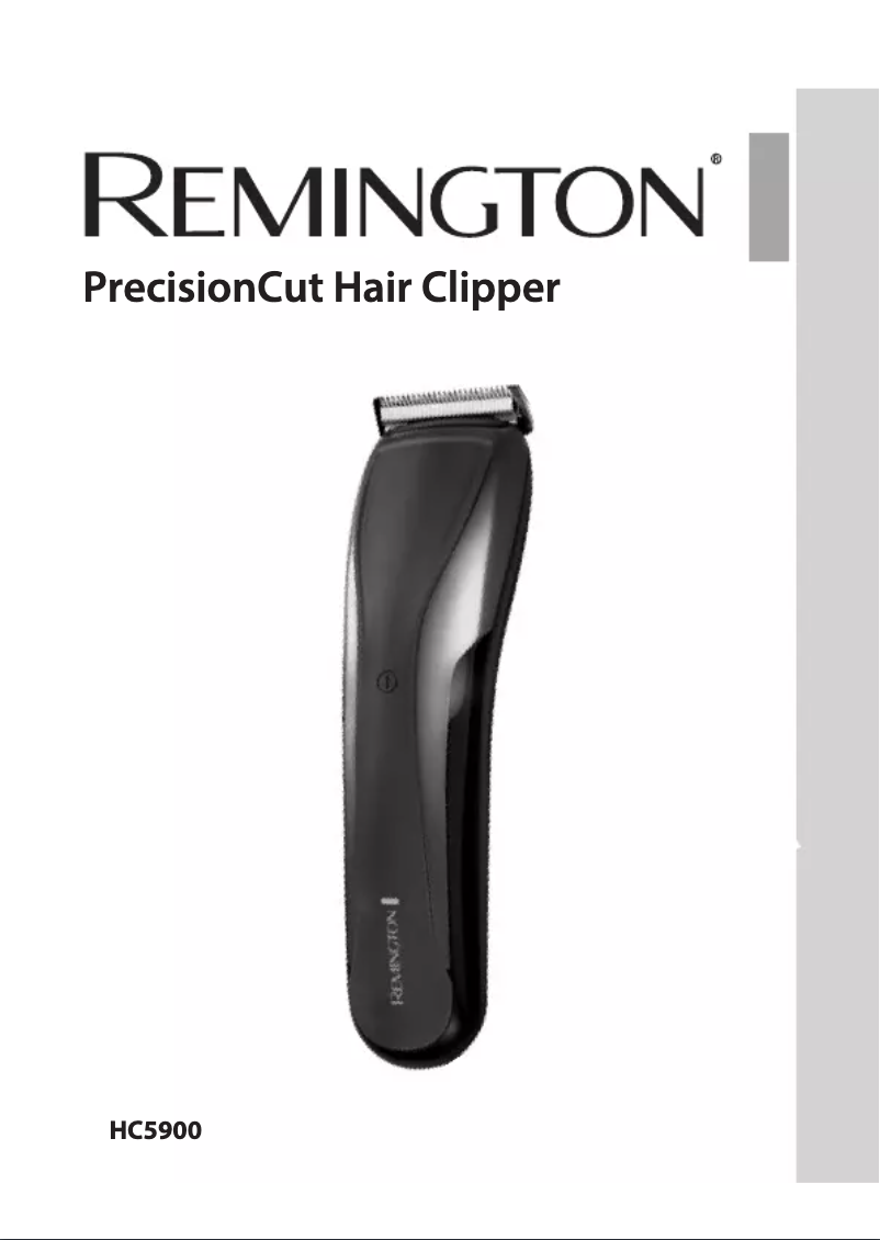 Page 1 de la notice Manuel utilisateur Remington PrecisionCut Ultra HC5900