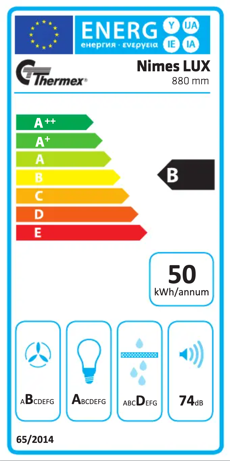 Image de la première page du manuel de l'appareil Nimes Lux