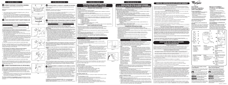 Page 1 de la notice Guide d'installation Whirlpool GC5000XE