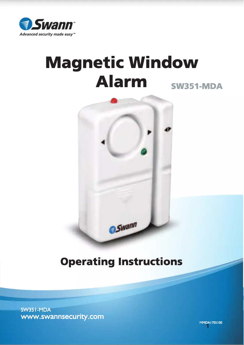 Imagen de la primera página del manual del dispositivo SW351-MD2