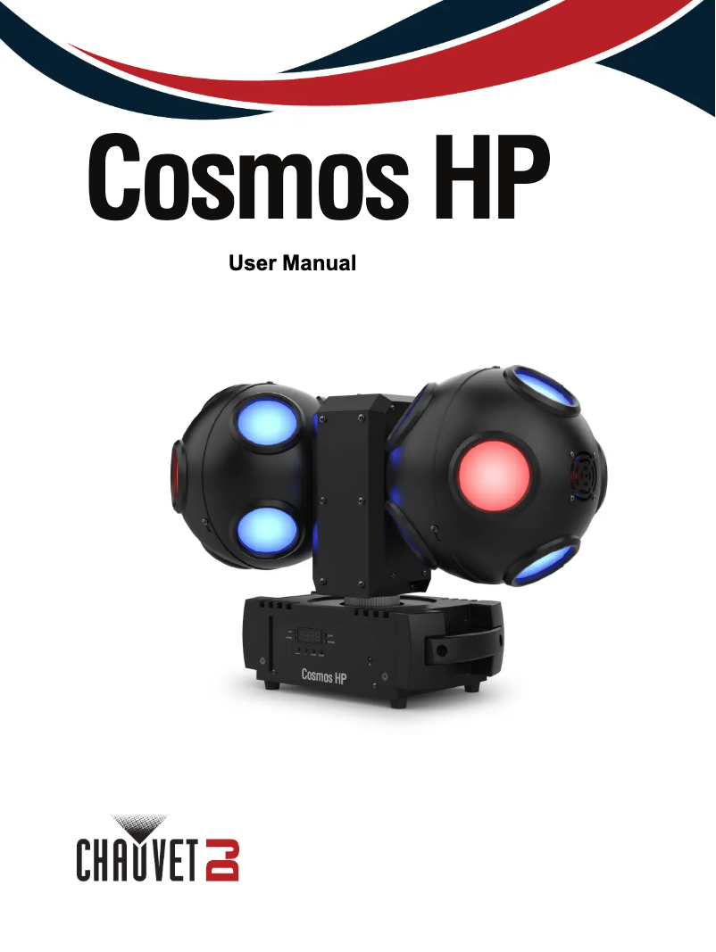 Página 1 del manual Manual de usuario Chauvet Cosmos HP