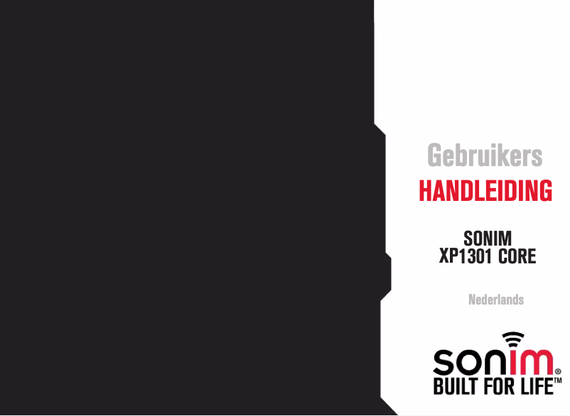 Page 1 de la notice Manuel utilisateur Sonim XP1301 Core