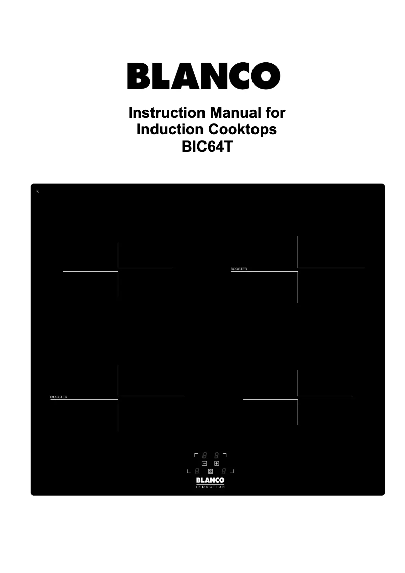 Page n°1 - Manuel utilisateur BLANCO BIC64T