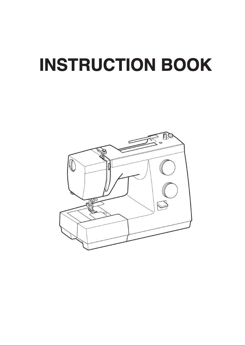 Page 1 de la notice Manuel utilisateur Janome Sewist 709