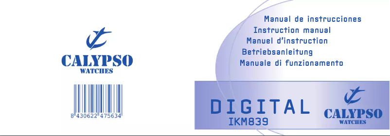 Page 1 de la notice Manuel utilisateur Calypso K5535