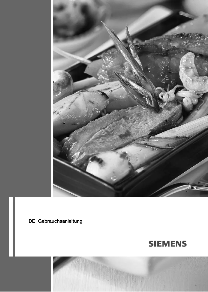 Page n°1 - Manuel utilisateur Siemens HB73BC551E