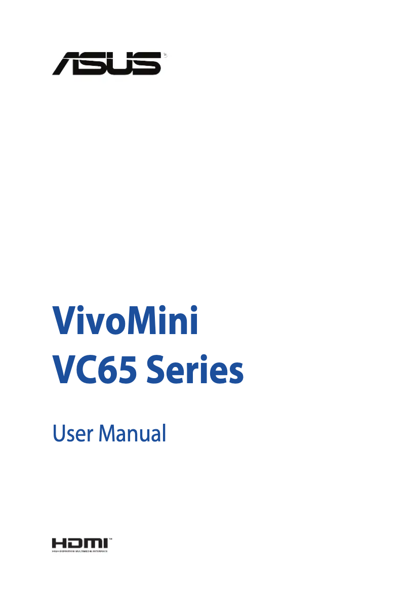 Page 1 de la notice Guide d'installation Asus VivoMini VC65R