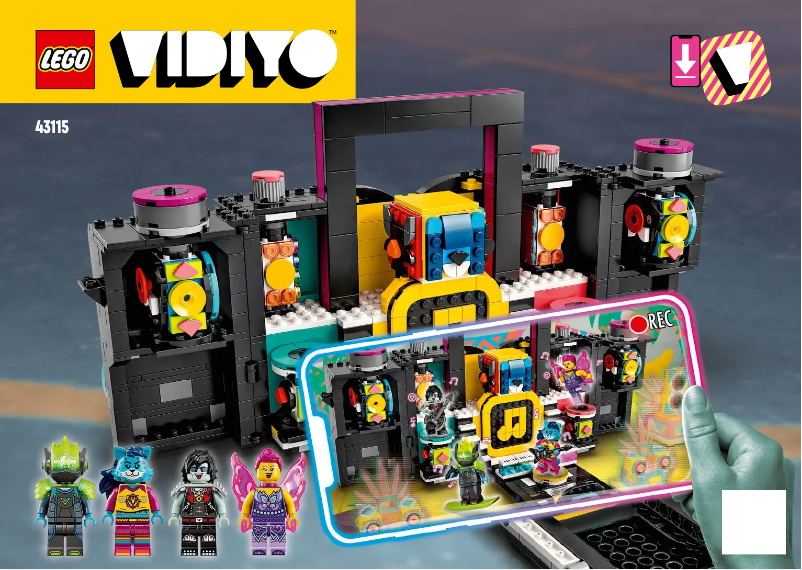 Page 1 de la notice Manuel utilisateur Lego Vidiyo 43115