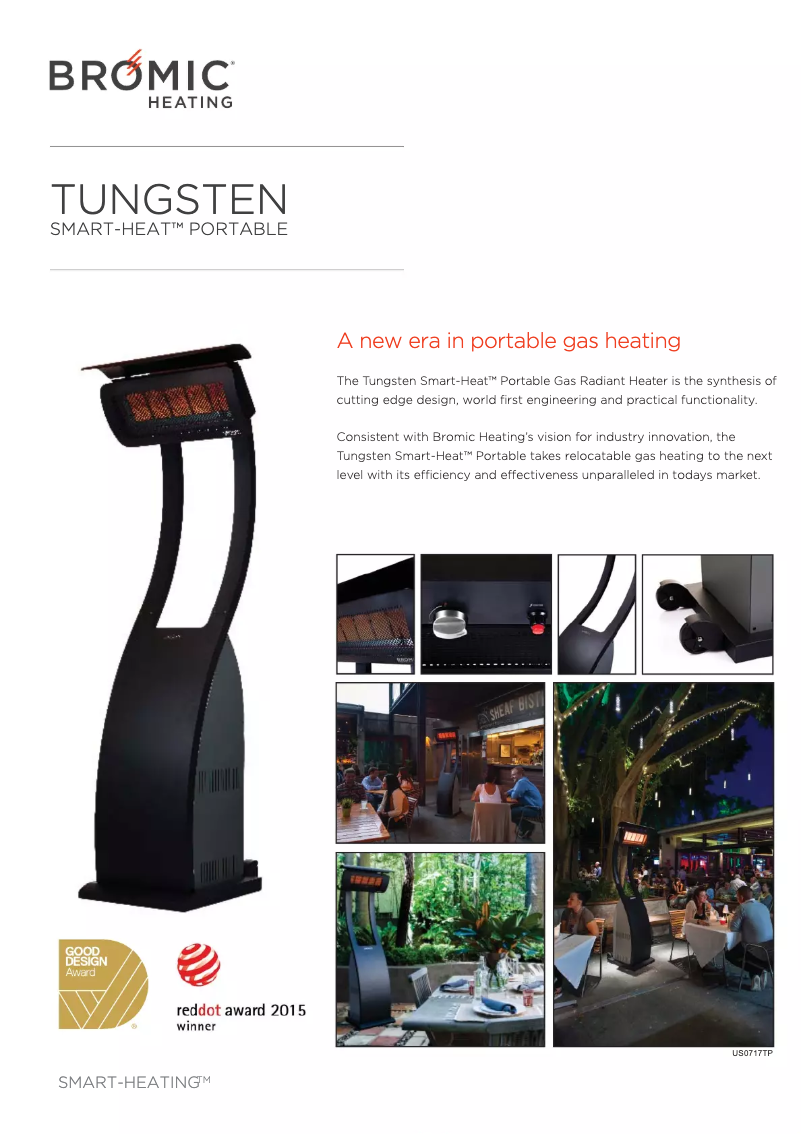 Image de la première page du manuel de l'appareil Tungsten Smart-Heat BH0510005