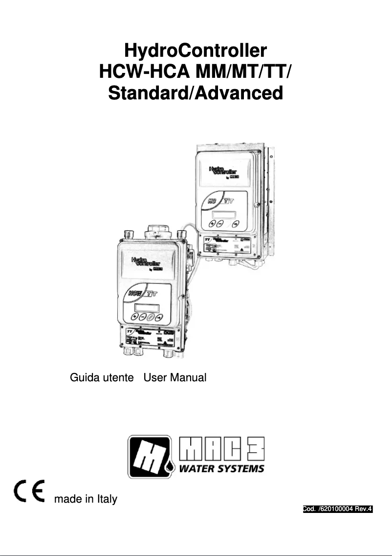 Page n°1 - Manuel utilisateur Vemer HC-TT