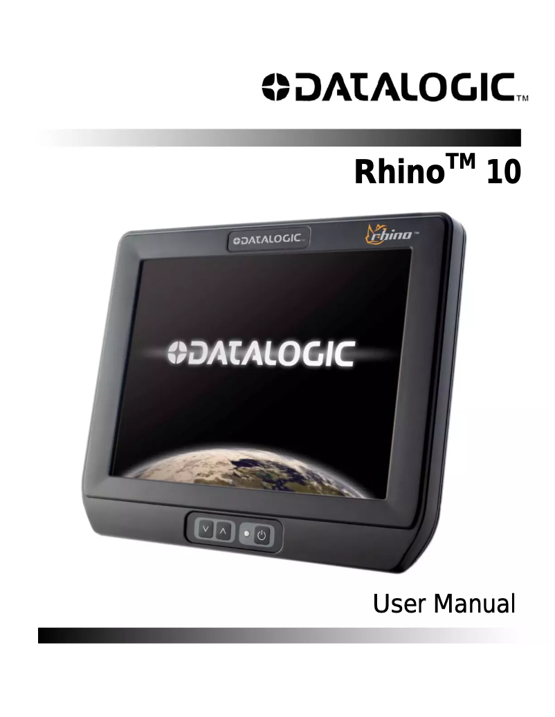 Image de la première page du manuel de l'appareil Rhino 10