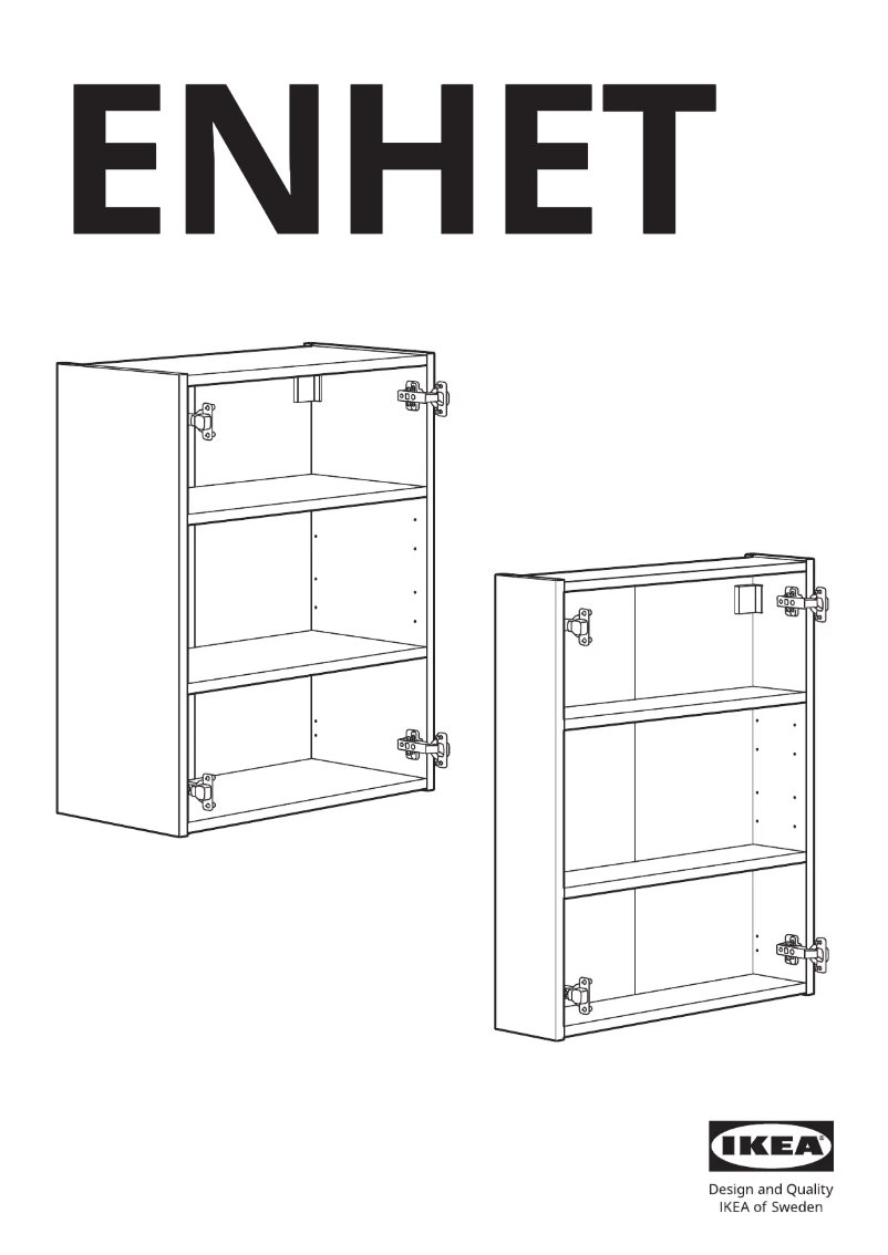 Imagen de la primera página del manual del dispositivo ENHET 305.144.42