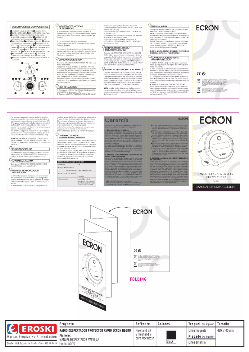 Image de la première page du manuel de l'appareil AV-910