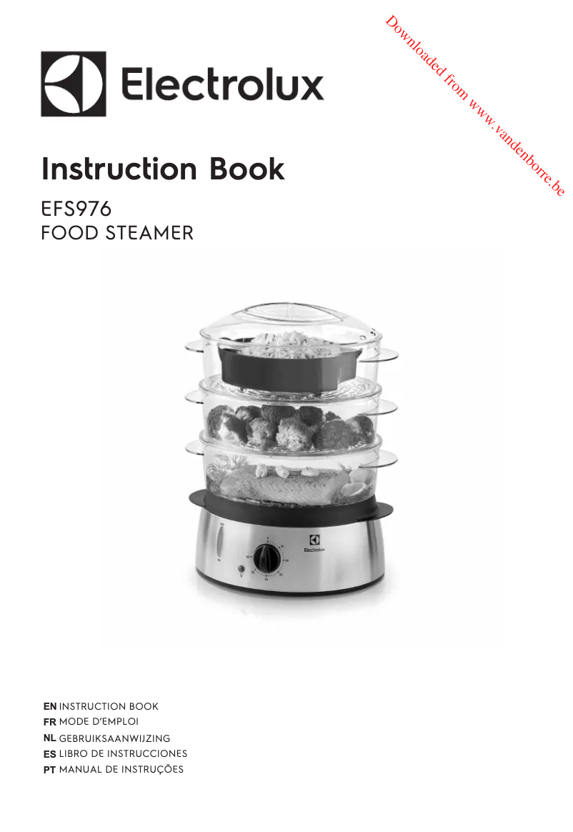 Page 1 de la notice Manuel utilisateur Electrolux EFS976