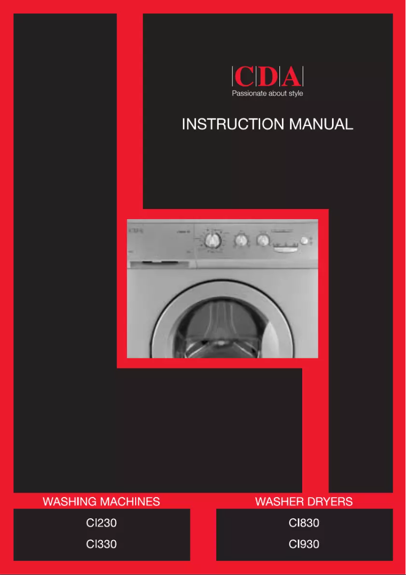 Page n°1 - Manuel utilisateur CDA CI230