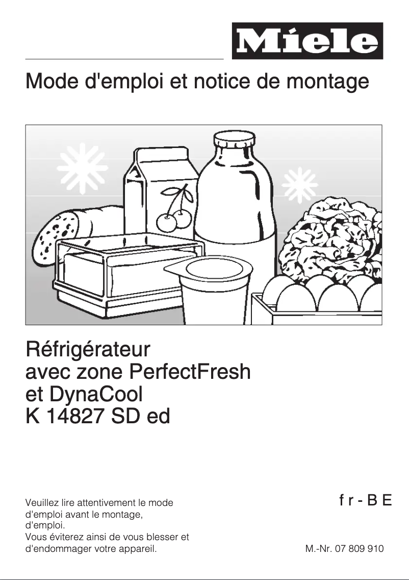 Image de la première page du manuel de l'appareil K 14827 SD