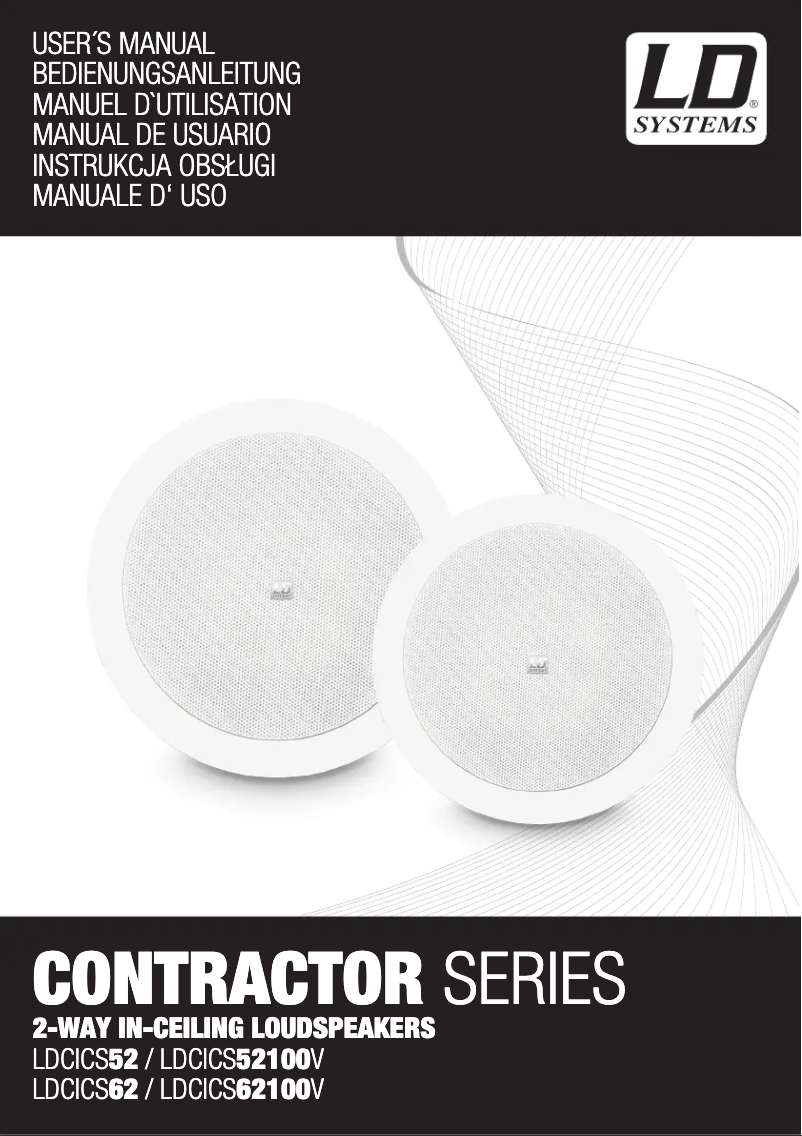 Página 1 del manual Manual de usuario LD Systems CICS 52