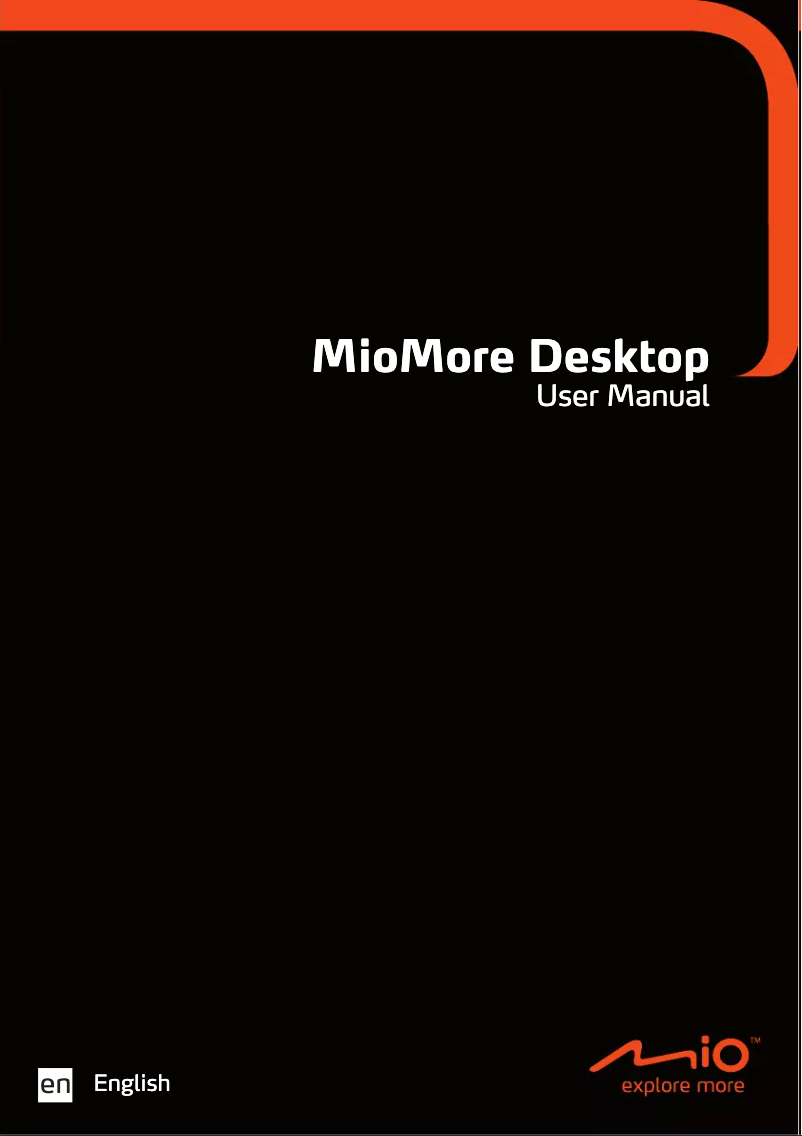 Page 1 de la notice Manuel utilisateur Mio Moov S401