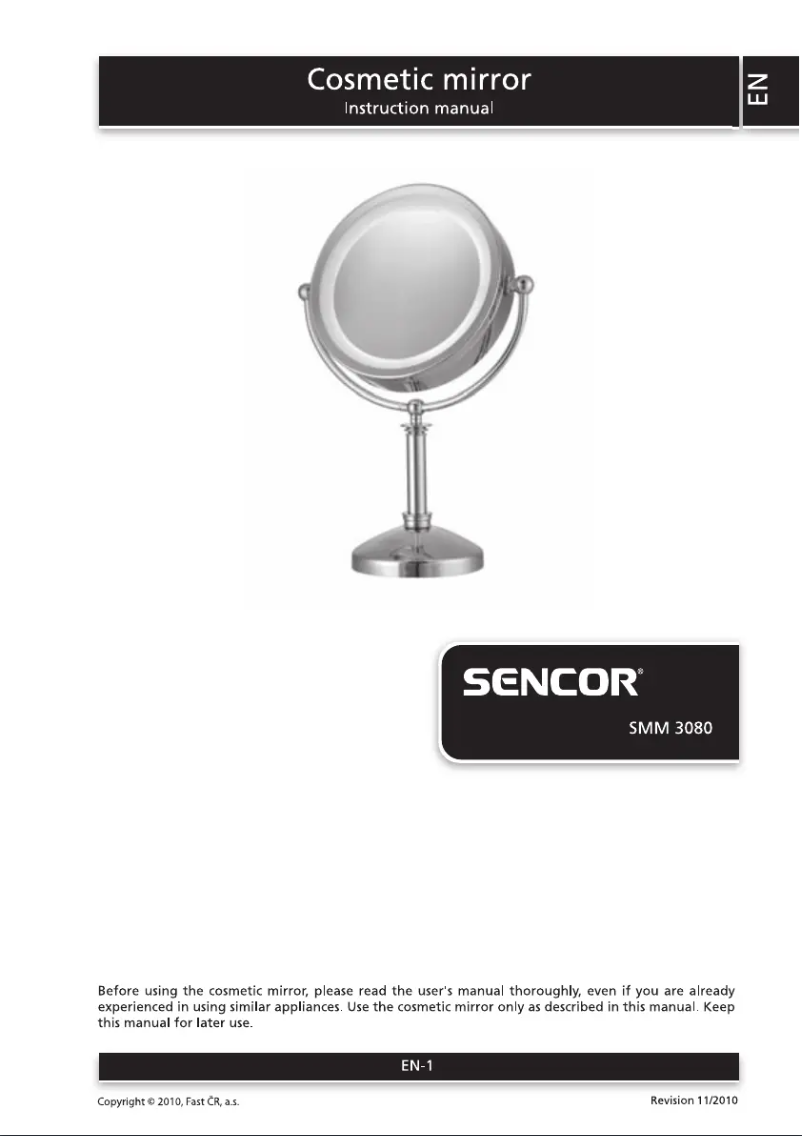 Page 1 de la notice Manuel utilisateur Sencor SMM 3080