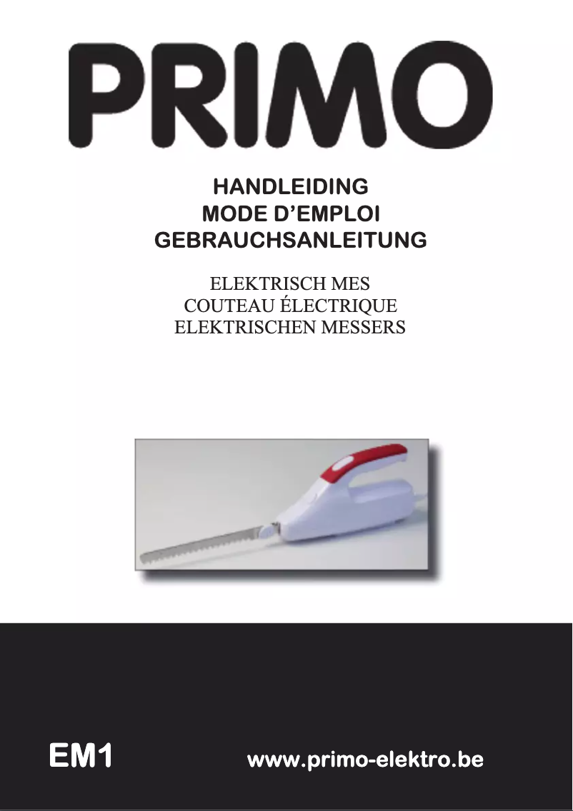 Page 1 de la notice Manuel utilisateur Primo EM1