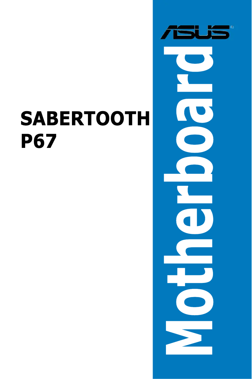 Page 1 de la notice Manuel utilisateur Asus Sabertooth P67